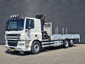 DAF CF 85 410 6x2*4 / HIAB 195 CRANE + REMOTE / KRAN